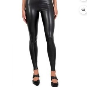 Joie Limited Edition Vegan Faux Leather Leggings, Womens, Black, Medium